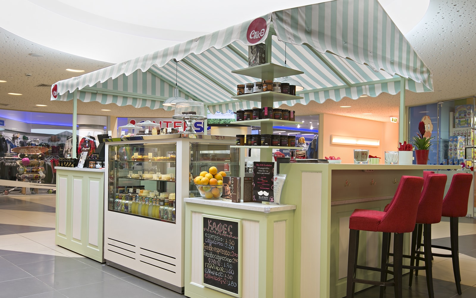 Cake's new store design by Stirixis Group